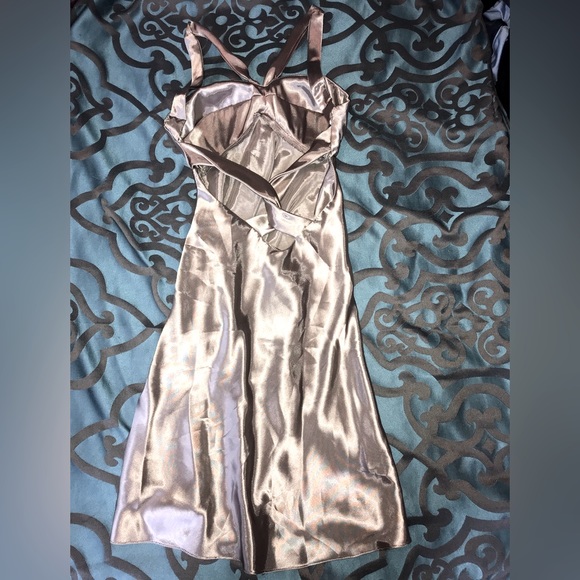 Silver Cocktail Zum Zum Branded Dress in Size XSmall - Picture 2 of 4